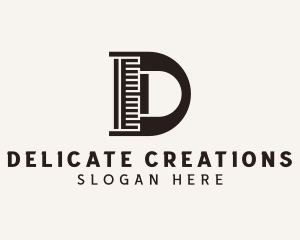 Industrial Construction Letter D logo design