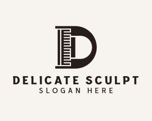 Industrial Construction Letter D logo design