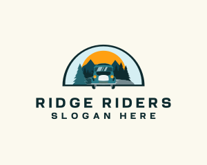 Travel Tourist Van logo design