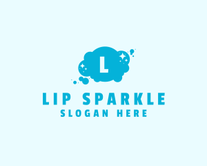 Sparkle Bubbles Cleaning  logo design