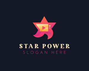 Star Video Vlogger Channel logo design