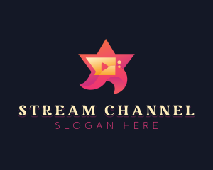 Star Video Vlogger logo design