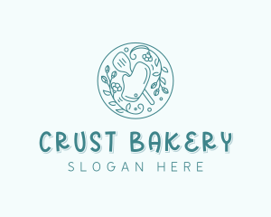 Floral Spatula Bakery logo design