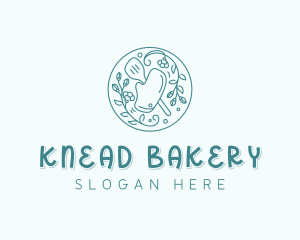 Floral Spatula Bakery logo design