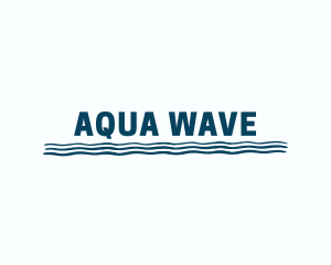 Sea Wave Beach Coast logo design