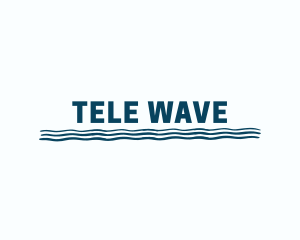 Sea Wave Beach Coast logo design