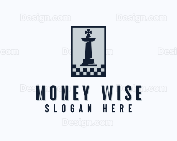 King Chess Board Logo