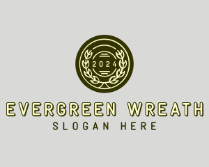 Simple Business Wreath logo design