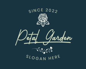 Elegant Rose Flower logo design