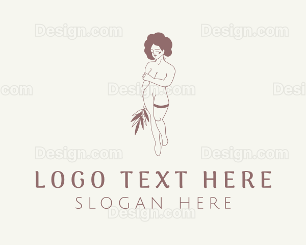 Nude Woman Lingerie Logo