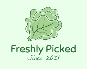 Cabbage Vegetable Minimalist  logo design