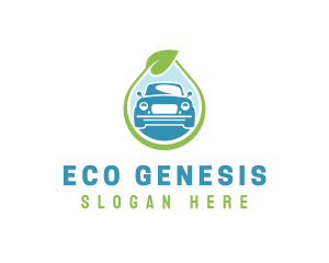 Eco Friendly Car Wash logo design