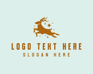 Premium Reindeer Deer logo