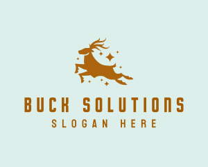 Premium Reindeer Deer logo design