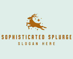 Premium Reindeer Deer logo design