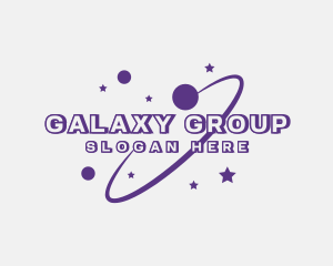 Galaxy Star Planet Orbit logo