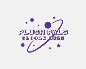 Galaxy Star Planet Orbit logo design