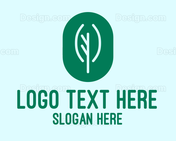 Modern Coding Leaf Logo