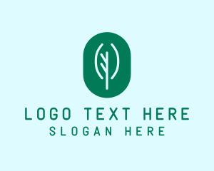 Modern Coding Leaf  logo