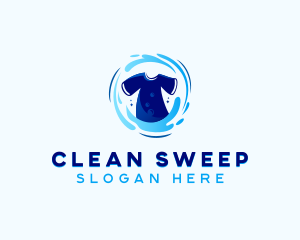 Shirt Washing Laundry logo