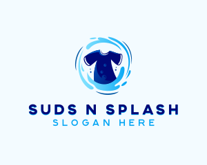 Shirt Washing Laundry logo