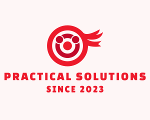 Simple Creative Target Circles logo design