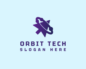 Mouse Pointer Orbit  logo design