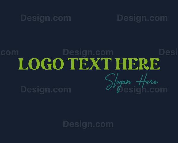 Funky Retro Wordmark Logo