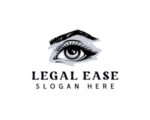Eye Lashes Beauty  Logo