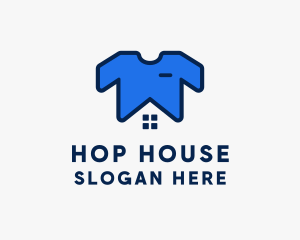 Tshirt Laundry House logo design