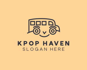 Happy School Bus logo design