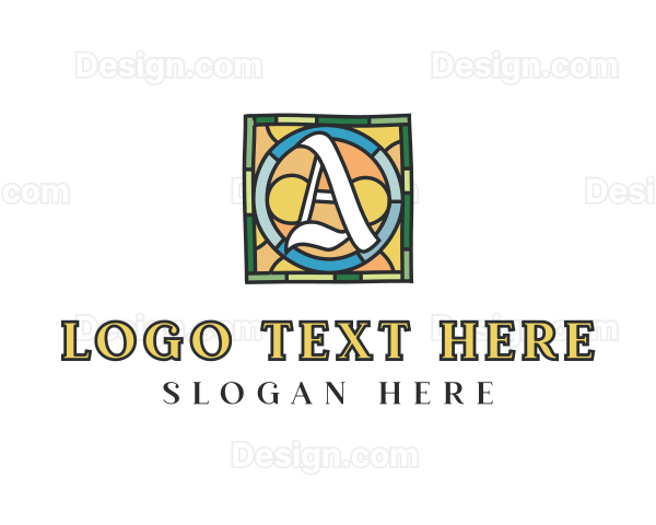 Decorative Stained Glass Logo