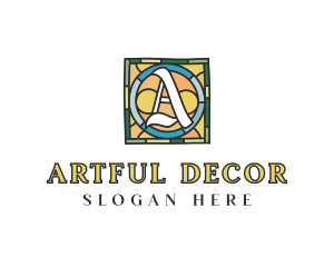 Decorative Stained Glass logo design