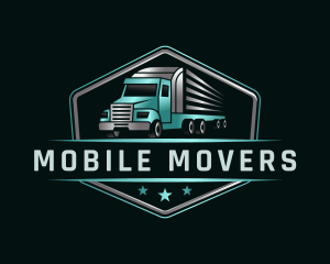 Transportation Truck Delivery logo design