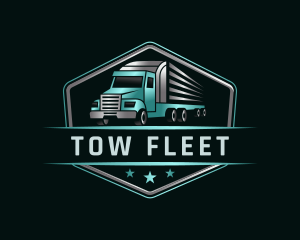 Transportation Truck Delivery logo design