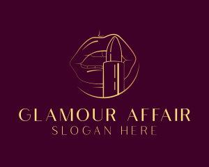 Glamorous Beauty Lipstick logo