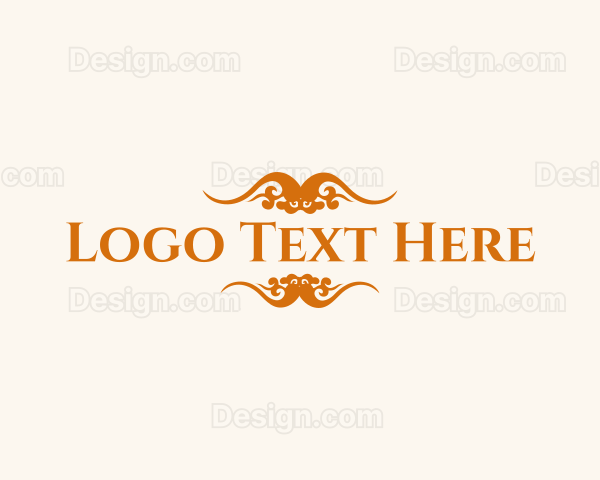 Majestic Golden Pattern Logo