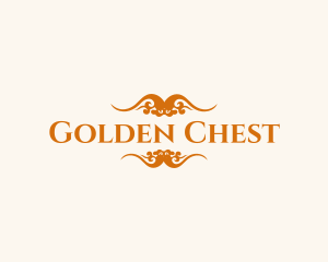 Majestic Golden Pattern logo design