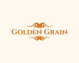 Majestic Golden Pattern logo design