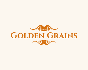 Majestic Golden Pattern logo design