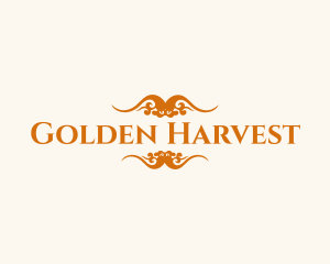 Majestic Golden Pattern logo design