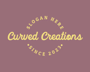 Retro Cursive Company logo