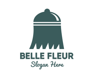 Green Cloche Broom logo design