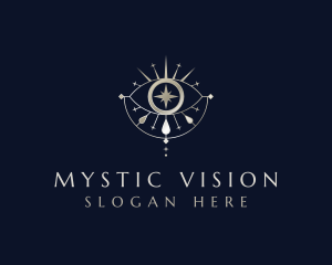 Boho Eye Mystical Tear logo design