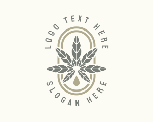 Hemp Cannabis Weed logo