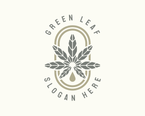 Hemp Cannabis Weed logo design