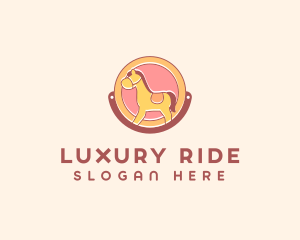 Horse Kiddie Ride logo design