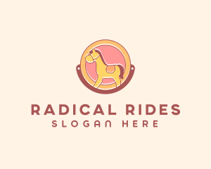 Horse Kiddie Ride logo design