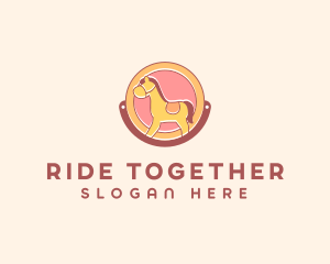 Horse Kiddie Ride logo design