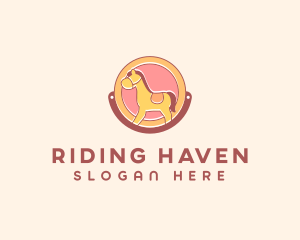 Horse Kiddie Ride logo design